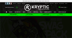 Desktop Screenshot of krypticproscooters.com